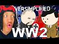 Dumb American Reacts to WW2 - Oversimplified (Part 1)… And It Gets WAY Wilder Than I Expected
