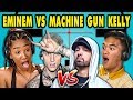 Teens React to Eminem/Machine Gun Kelly Diss Tracks