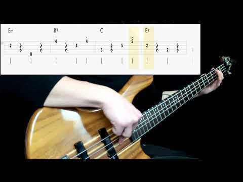 Los Tres - He Barrido El Sol (Bass Cover) (Play Along Tabs In Video)