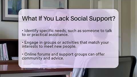 What If You Lack Social Support? - The Personal Growth Path
