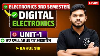 🔥ELECTRONICS 3RD SEMESTER || DIGITAL ELECTRONIC 3RD SEMESTER ।। 🚀NEW SYLLABUS BTEUP || BY RAHUL SIR