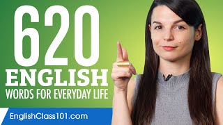 620 English Words for Everyday Life  Basic Vocabulary #31