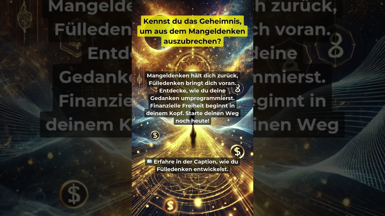 Vom Mangeldenken zum Fülledenken: Der Schlüssel zur finanziellen Freiheit