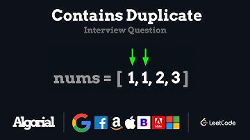 Contains Duplicate - leetcode 217 - 3 Simple solutions