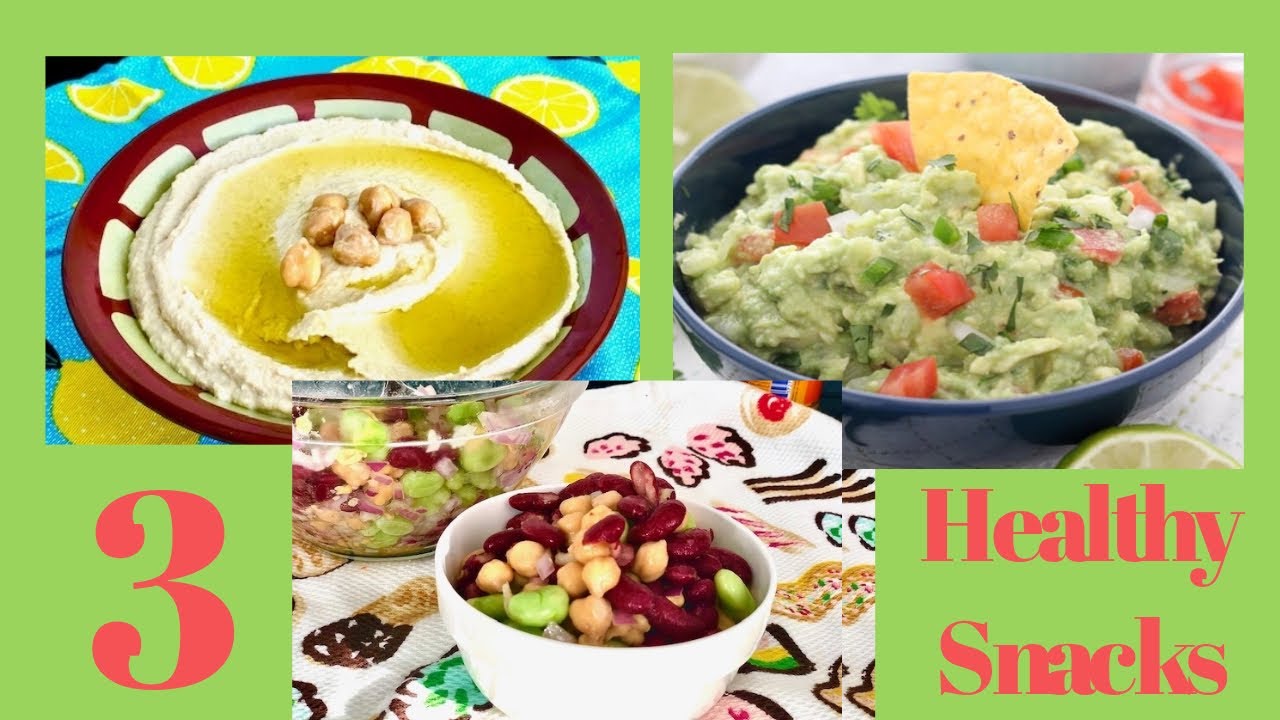 3 EASY HEALTHY SNACK IDEAS | VEGAN APPETIZERS