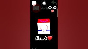 Cube par heart❤️pattern🔥|| Cube par heart pattern kaise banaye🤩#shorts #cube