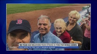 102-year-old Red Sox fan excited to attend her 4th World Series game