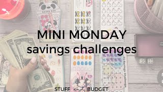 Mini Monday Savings Challenges | How Many Do We Finish? | 'I'm So Excited'