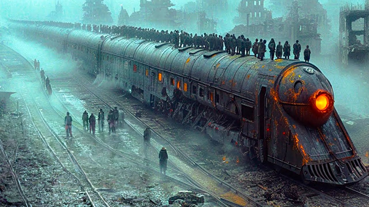 APÓS UMA ONDA DE CALOR, UMA ERA DO GELO COBRIU O PLANETA E OS HUMANOS VIVEM APENAS EM UM TREM!