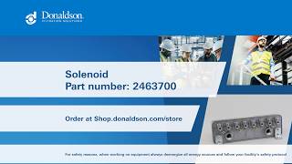 How to Repair a Solenoid Valve Using a Donaldson Repair Kit
