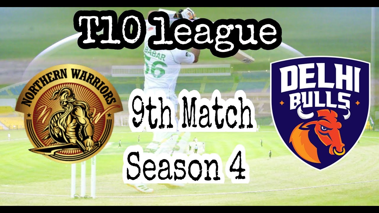 Northern warriors vs Delhi Bulls | 9th Match Group A | T10 League 2021 | Live