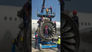 कैसे बदला जाता है विमान का विशाल Jet Engine? | Aircraft Maintenance Explained | 3D