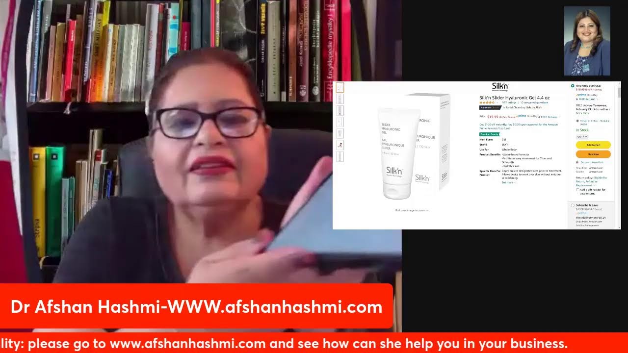 Review of Gel for Massager machine by Dr Afshan Hashmi