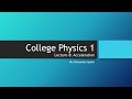 College Physics 1: Lecture 8 - Acceleration