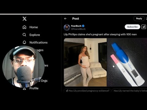 The Only Fans Model (Lily Phillips) That Slept With 100 Men Is Pregnant