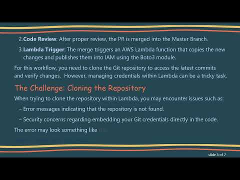 How to Clone a Git Repository in AWS Lambda Using GitPython