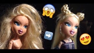 How To Wash, Straighten And Style Bratz Doll Hair! | AzDoesMakeUp!