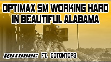 Another day in beautiful Alabama! Working hard in the Rotobe Optimax SM! Featuring Cotontop3!