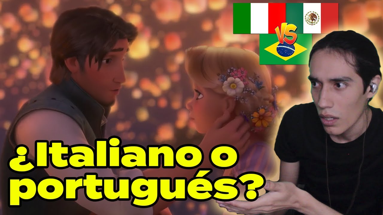 REACCIÓN a VEO EN TI LA LUZ 🇲🇽 LATINO vs ITALIANO 🇮🇹 vs PORTUGUÉS 🇧🇷 ENREDADOS 👸🏼