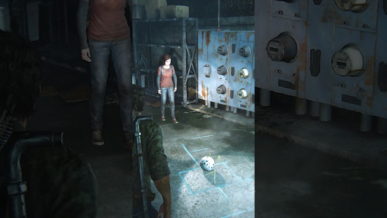 Ellie Plays Football With Sam