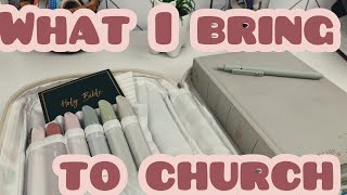 Pack my *NEW* Church Bag with ME!