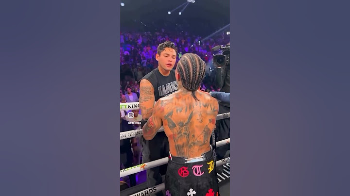 Ryan Garcia let’s run it back to gervonta Davis