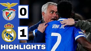 ⚪️Benfica vs Real Madrid (0-1) Extended HIGHLIGHTS | UEFA Champions League