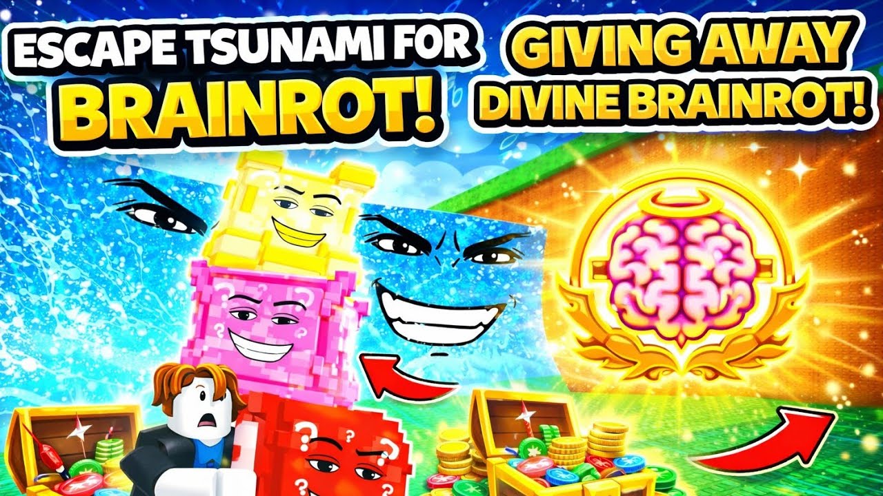 Escape Tsunami For Brainrot Livestream