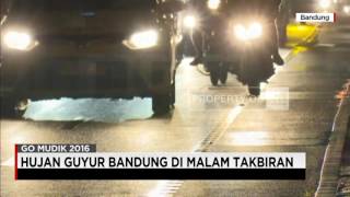 Hujan Guyur Bandung di Malam Takbiran