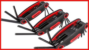 Great product -  Amazon Basics Folding Hex Key Set - 3-Pack, Metric/SAE/TORX