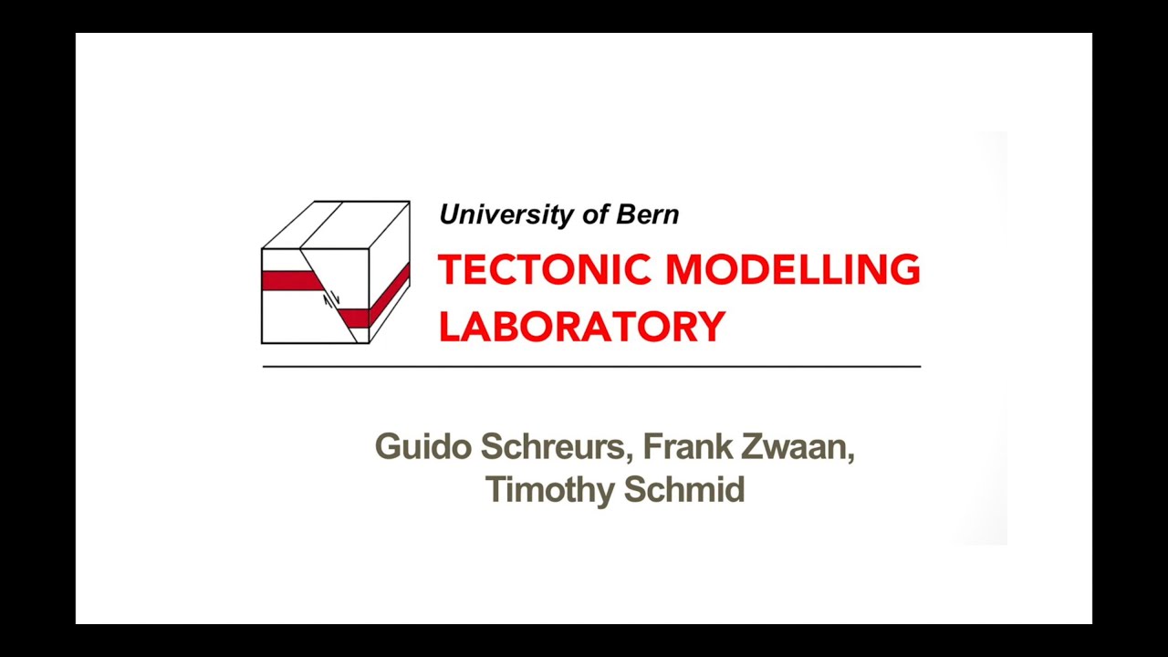 Tectonic Modelling Laboratory at the University of Bern (Switzerland)