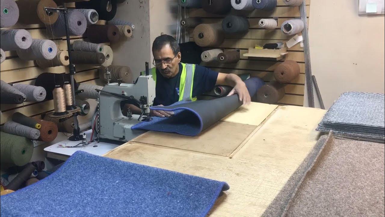 carpet whipping with smaller carpet offcuts YouTube