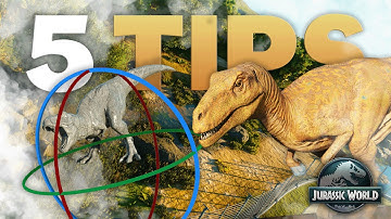 🦖 5 SUPER-HELPFUL BUILDING TIPS for Jurassic World Evolution 3!