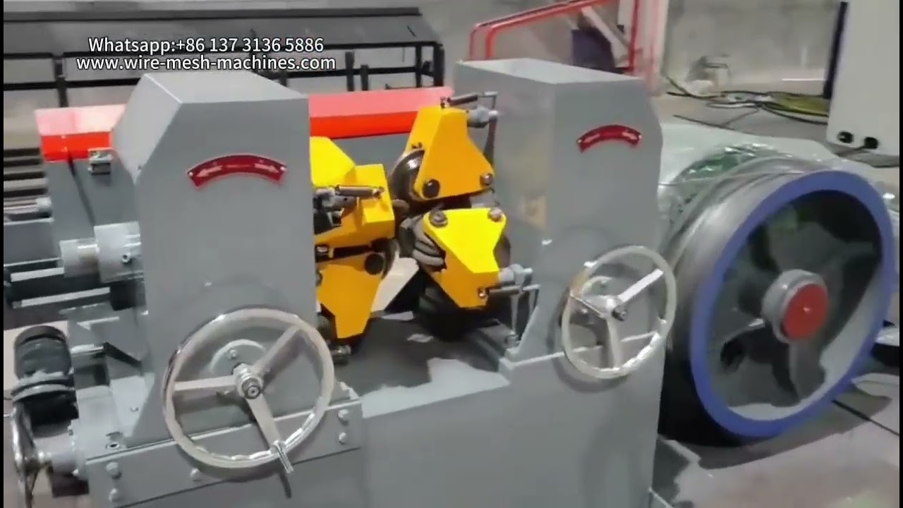 Ribbed steel bar rolling machine