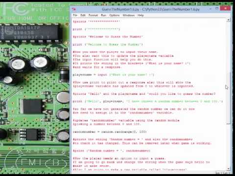 Python 3 Programming 1.7 Guess the Number