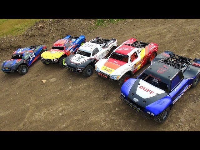 RC ADVENTURES - BiG DiRTY 2014 - MAiN EVENT 5 LOSi 5T 4x4 Trucks - The Final Battle