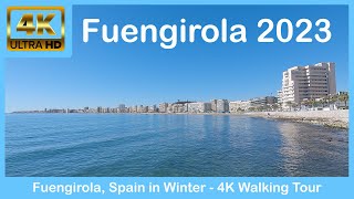 Fuengirola, Spain 🇪🇸 - What is it like in winter? - 4K Walking Tour Jan.2023