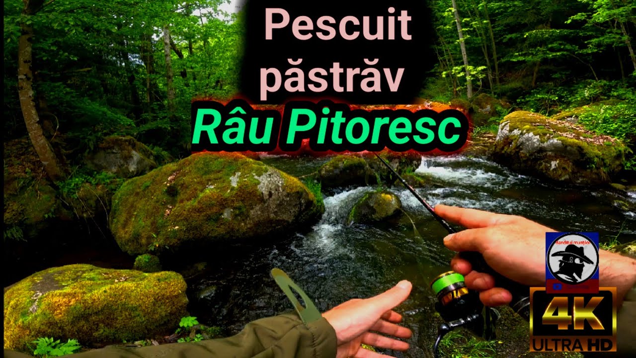 Am pescuit🎣 la PĂSTRĂV 🐟pe un râu Pitoresc, dar PLOIA m-a trimis acasă! 🌧️🌧️🌧️