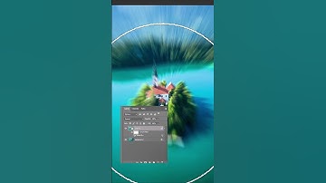 HOW TO CREATE REALISTIC ZOOM BLUR IN #PHOTOSHOP #SHORTS