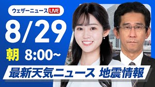 ウェザーニュースの配信のサムネイル画像