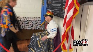 Video: WWII Veteran celebrates his 102nd birthday