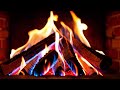 🔥Slow Down and Relax Watching Cozy Flames - Colorful Fireplace Flames and Natural Burning Log.