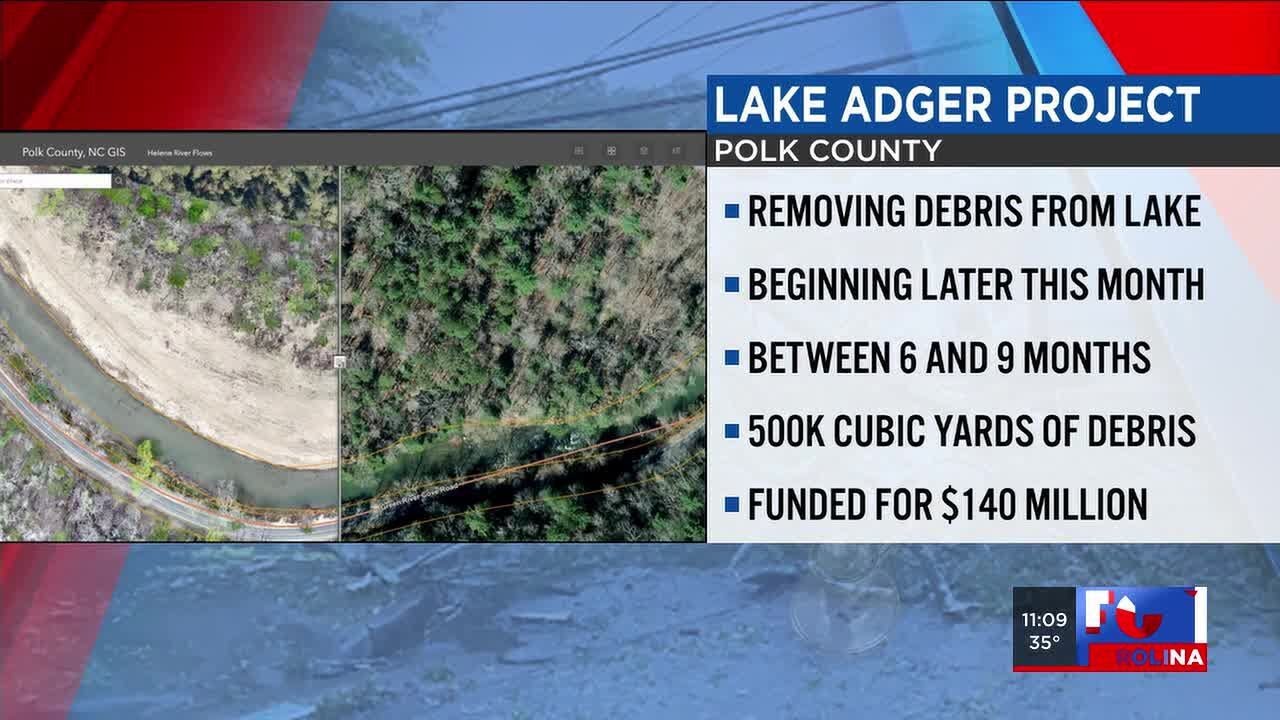 Dredging project to take place at WNC lake to remove debris washed in by Helene