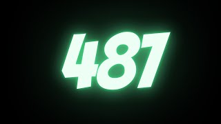 487 Seconds Countdown Clock Timer Alarm Mode
