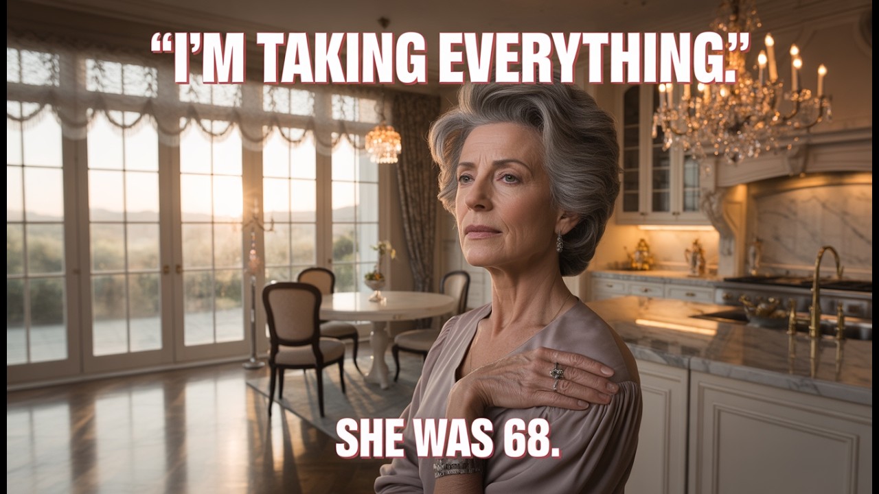 My Husband Divorced Me at 68 and Said “I’m Taking Everything” — But He Didn’t Expect This