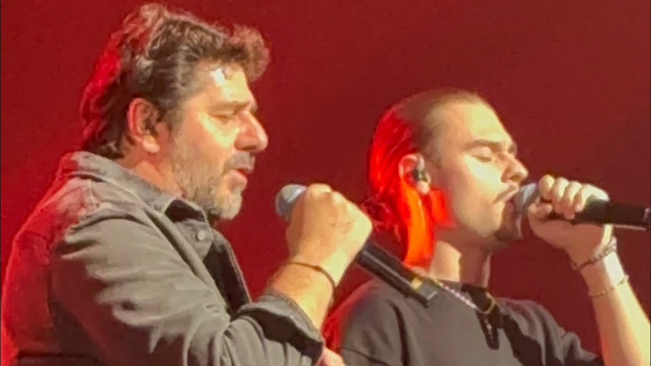 Patrick Fiori et Thomas de la star academy en live Corsica