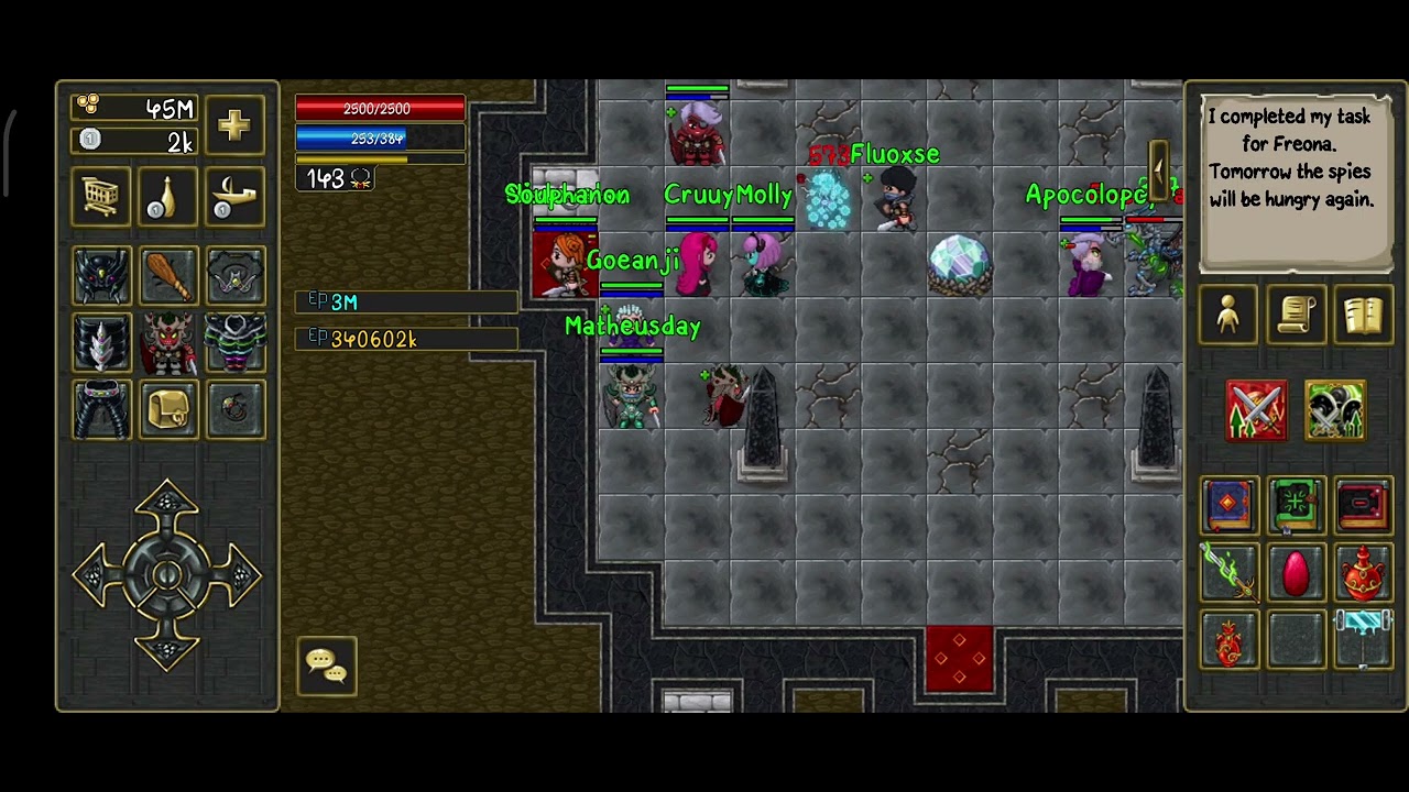 TibiaME - Defeating Boss Everdragon - Doratia