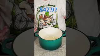 Enameled cast iron pot: christmas gift ideas on a budget#enameledcast iron