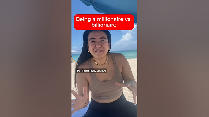 The difference between being a millionaire vs. billionaire #money #finance #millionaire #rich