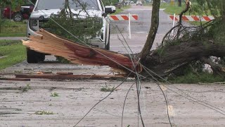 Storms leave wake of damage in Galveston area